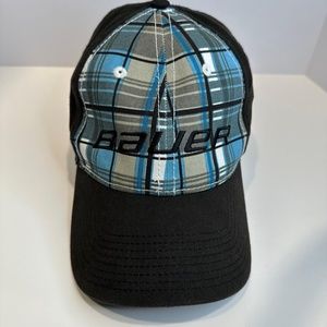 (Like New) Bauer Plaid Vintage Classic Look New Era Adjustable Baseball Cap